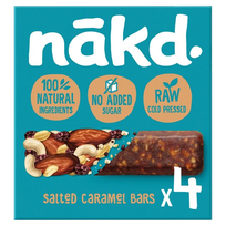 NAKD Salted Caramel 35g batoniņš, 4 gab.