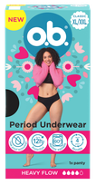 O.B. XL/XXL menstruālās biksītes, 1 gab.