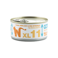 NATURAL CODE XL 11 Tuncis, Menca Un Brūnie Rīsi mitrā barība, 170 g