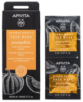 APIVITA Express Beauty With Oumpkin (8 ml) sejas maska, 2 gab.