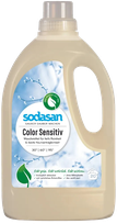 SODASAN Bez Smaržas, Krāsainiem Audumiem Un Jutīgai Ādai šķidrais veļas mazgāšanas līdzeklis, 1500 ml