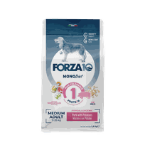 FORZA10 Monodiet Medium Adult Ar Cūku Un  Kartupeļiem, Suņiem sausā barība, 1.5 kg
