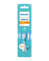PHILIPS (no 3g.)Sonicare KIDS HX6032/90 elektriskās zobu birstes uzgaļi, 2 gab.