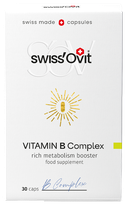 SWISS OVIT Vitamin B Complex kapsulas, 30 gab.