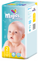MAGICS Flexidry Mini 2 (4-8 kg) autiņbiksītes, 42 gab.