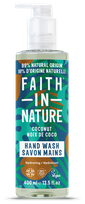 FAITH IN NATURE Coconut šķidrās ziepes, 400 ml