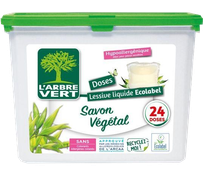 LARBRE VERT Vegetal kapsulas veļas mazgāšanai, 24 gab.