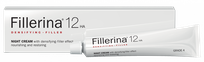 FILLERINA  12HA Grade 4 Night sejas krēms, 50 ml