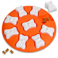 OUTWARD HOUND Puzle Treat Tumble, Sarkana, L rotaļlieta, 1 gab.
