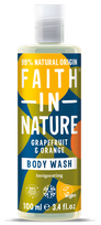 FAITH IN NATURE Grapefruit & Orange dušas želeja, 100 ml