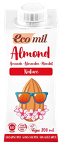 ECOMIL Nature Almond, Sugar Free dzēriens, 200 ml
