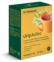 DR. PAKALNS GripActive karstais dzēriens paciņas, 8 gab.