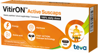 VITIRON Active Suscaps 100% Daily Dose kapsulas, 30 gab.