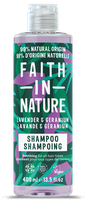 FAITH IN NATURE Lavender & Geranium šampūns, 400 ml