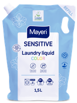 MAYERI Hipoalerģisks Sensitive Color Refill šķidrais veļas mazgāšanas līdzeklis, 1500 ml