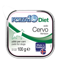 FORZA10 Solo Diet Briedis, Suņiem pastēte, 100 g