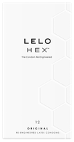 LELO HEX Original prezervatīvi, 12 gab.