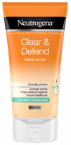 NEUTROGENA Clear&Defend skrubis, 150 ml