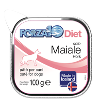 FORZA10 Solo Diet Cūka, Suņiem pastēte, 100 g