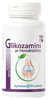 APTIEKAS PRODUKCIJA Glikozamīns Ar Hondroitīnu kapsulas, 100 gab.