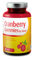 URINAL Cranberry Gummies pastilas, 60 gab.