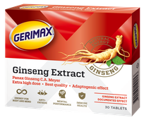 GERIMAX Ginseng Extract tabletes, 30 gab.
