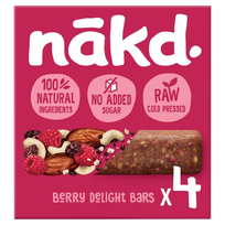 NAKD Berry Delight 35g batoniņš, 4 gab.