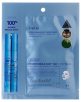 VT COSMETICS Hydrop Reedle Shot 100hL 2-Step auduma sejas maska, 1 gab.