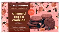THE BEGINNINGS Mandeļu kakao cepumi, 80 g