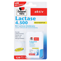 DOPPELHERZ Aktiv Lactase 4.500 tabletes, 120 gab.