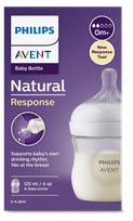 PHILIPS Avent Natural Response 0m+ knupis ar pudeli, 1 gab.