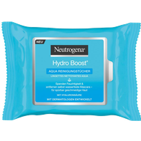 NEUTROGENA Hydro Boost Aqua mitrās salvetes, 25 gab.