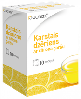 JONAX ar citrona garšu karstais dzēriens, 10 gab.