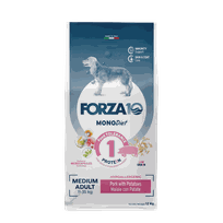 FORZA10 Monodiet Medium Adult Ar Cūku Un Kartupeļiem, Suņiem sausā barība, 12 kg