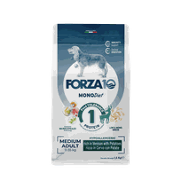 FORZA10 Monodiet Medium Adult Ar Briedi Un Kartupeļiem, Suņiem sausā barība, 1.5 kg