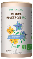 PHYTOCEUTIC Onagre Bourrache bio kapsulas, 120 gab.