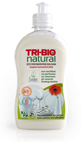 TRI-BIO Natural Balm trauku mazgāšanas līdzeklis, 420 ml