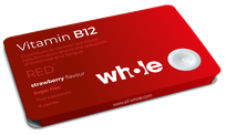 WHOLE Vitamin B12 pastilas, 15 gab.