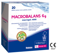 MACROBALANS 6 g pulveris iekšķīgi lietojama šķīduma pagatavošanai, 20 gab.