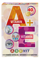 ABC VIT A+E Vitamin kapsulas, 40 gab.