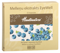 HEALINATURE Healinature Melleņu Ekstrakts EyeWell kapsulas, 32 gab.