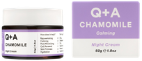 Q+A Chamomile Night sejas krēms, 50 g