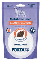FORZA10 Monosnack Metabolic Adult Lasis, Suņiem gardumi, 80 g