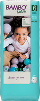 BAMBO NATURE Nature Tall  XXL- 6 (15+ kg) biksītes, 38 gab.