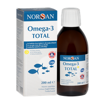 NORSAN Omega-3 Total Ar Citronu Garšu eļļa, 200 ml