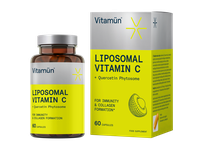 VITAMUN Liposomal Vitamin C + Quercetin Phytosome kapsulas, 60 gab.