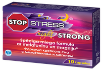 STOP STRESS Night Strong kapsulas, 10 gab.