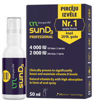 LYL sunD3 PROFESSIONAL 4 000 SV | 2 000 SV sprejs, 50 ml