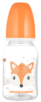 CANPOL BABIES Cute Animals Orange pudelīte, 120 ml