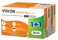 VITIRON Active Suscaps 100% Daily Dose (1+1) kapsulas, 1 gab.